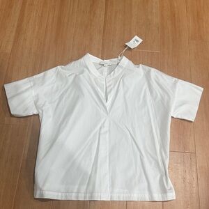 Vince Crisp White Blouse